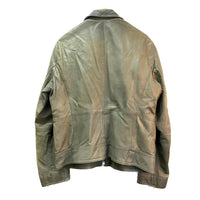 Thumbnail for RYKIEL HOMME LambSkin Leather Jacket Gray