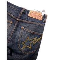 Thumbnail for A BATHING APE BAPE Star Embroidery Denim Jeans