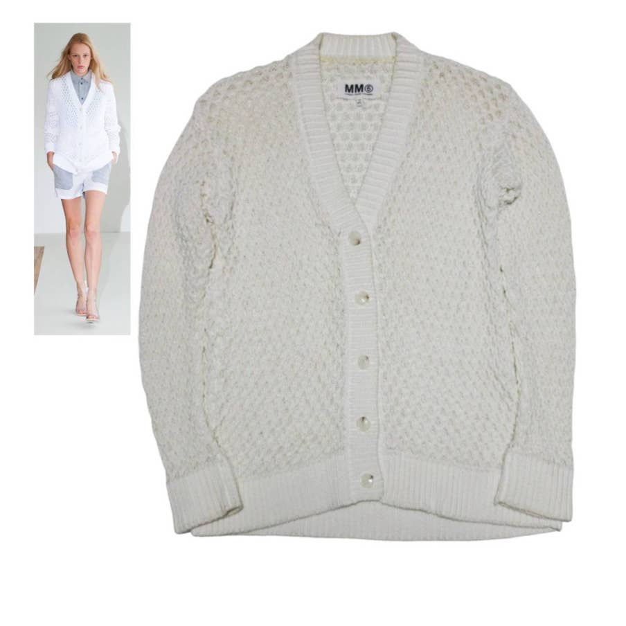 MM6 Maison Margiela Crochet Knit Cardigan