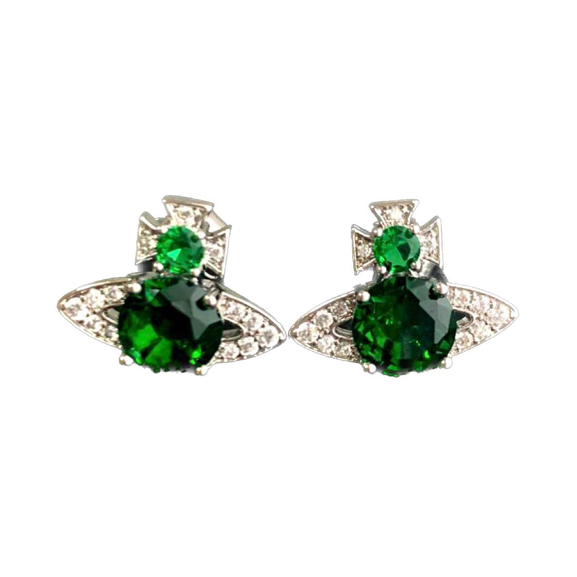 Vivienne Westwood Ouroboros stud earrings