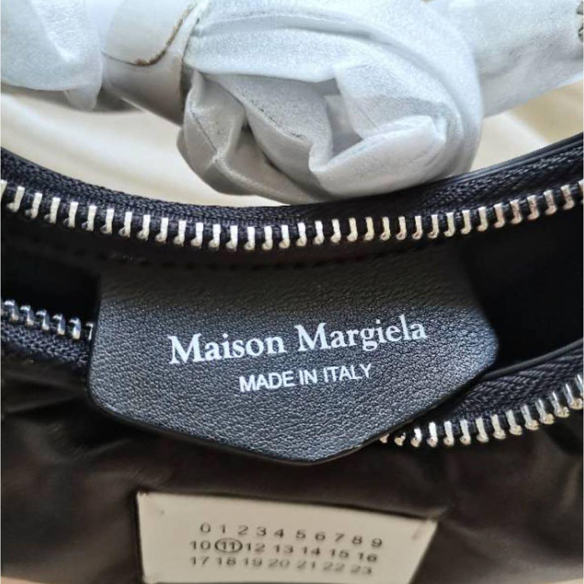 Maison Margiela Glam Slam Nappa Leather Hobo Shoulder Bag