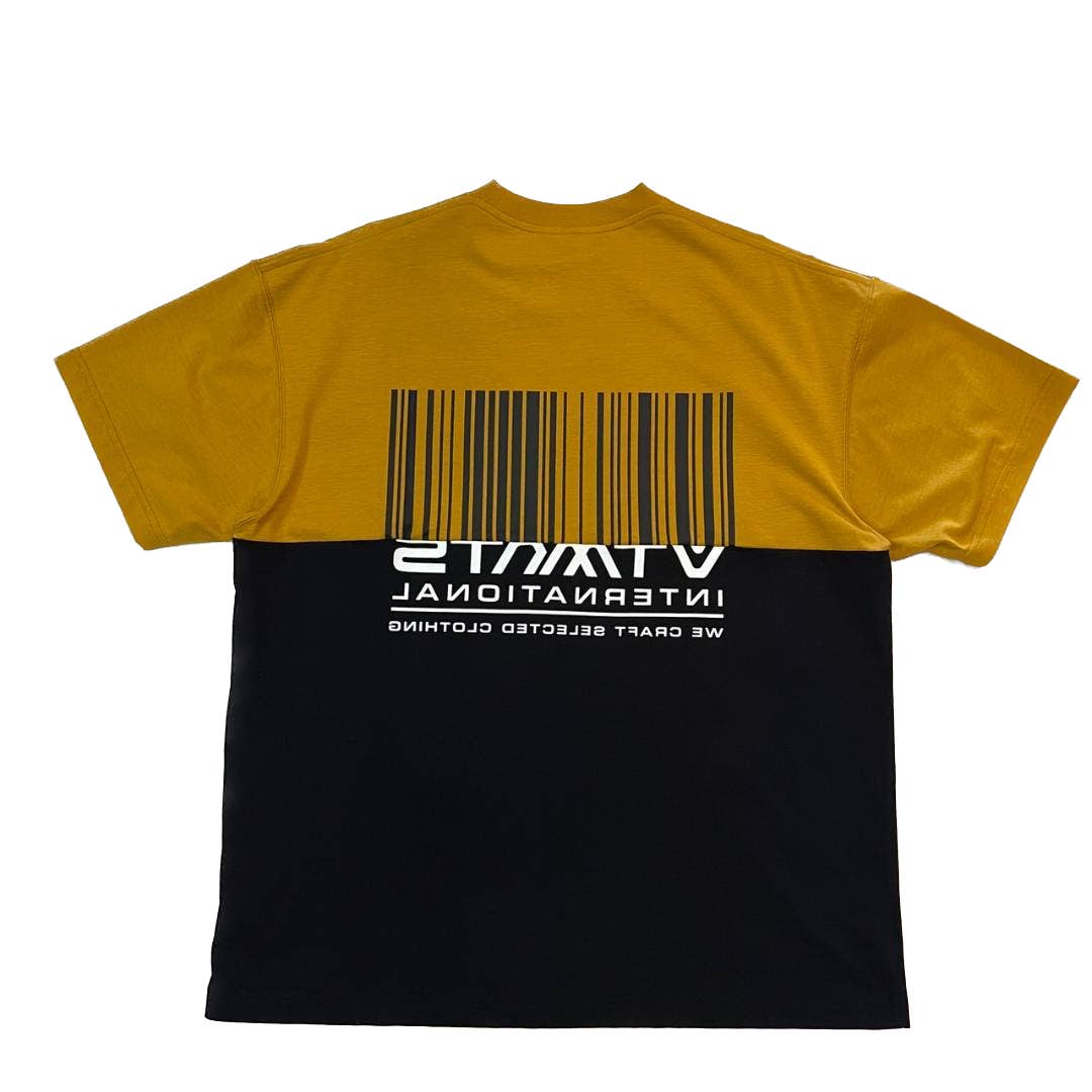 23SS Vetements International Split Logo Tee