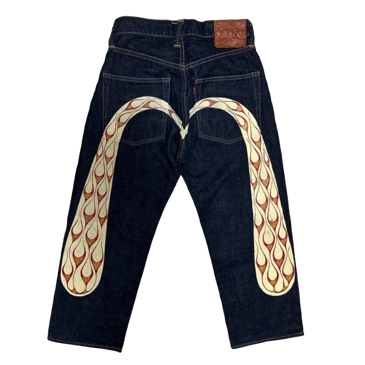 EVISU 2005 Flame Daicock seagull Denim Jeans