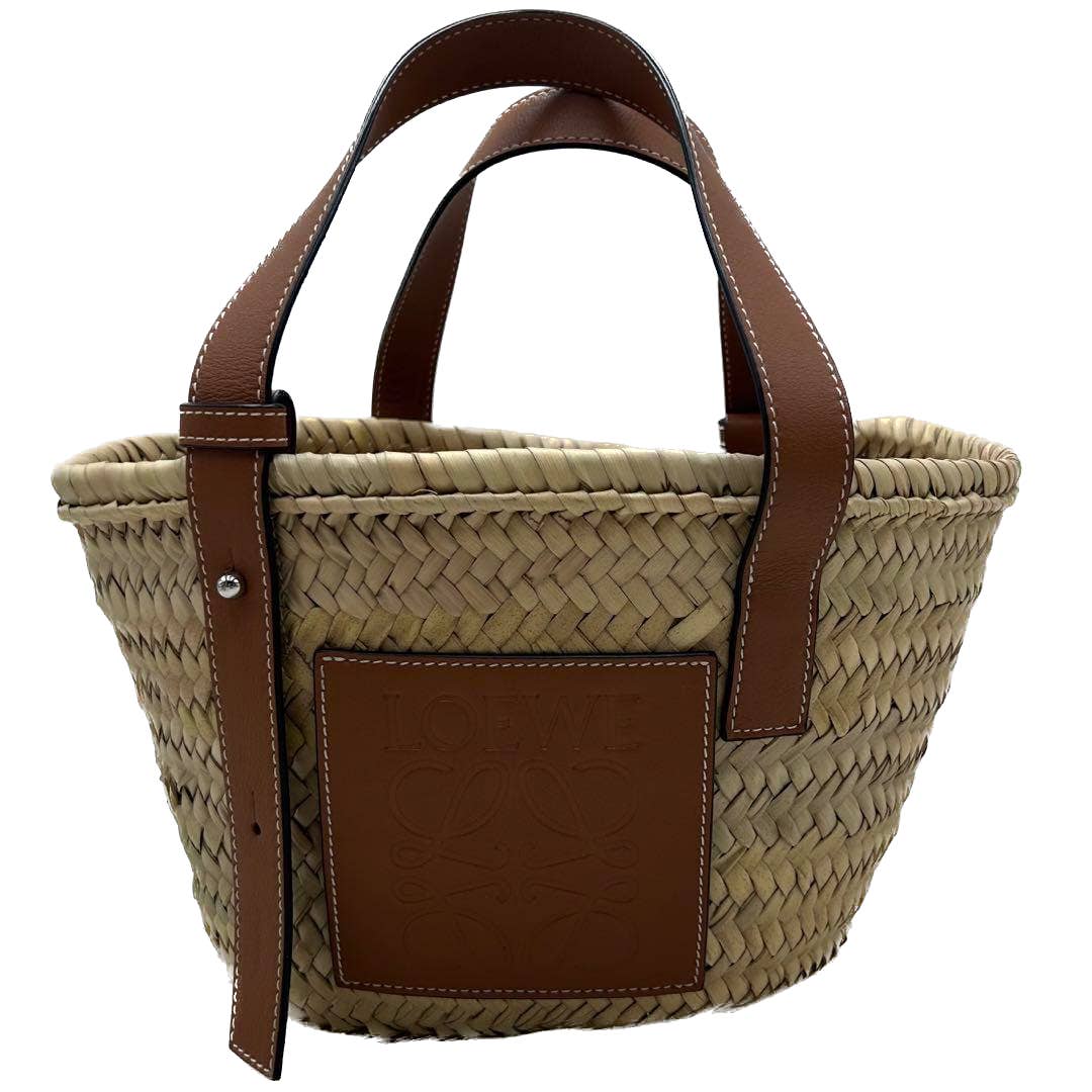 LOEWE Raffia Tote Bag