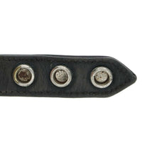 Thumbnail for Chrome Hearts Leather Cross Snap Leather Bracelet