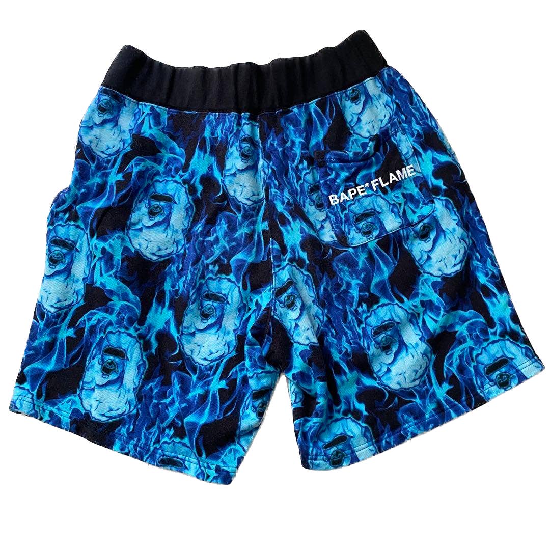 Bape Flame Logo Shorts