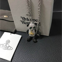 Thumbnail for Vivienne Westwood Panda Necklace rhinestone necklace