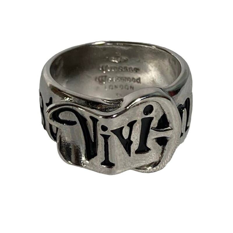 Vivienne Westwood Belt Silver Ring