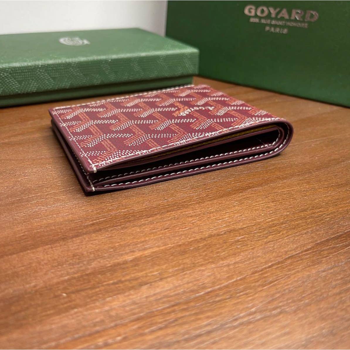 GOYARD Red Bifold Walllet