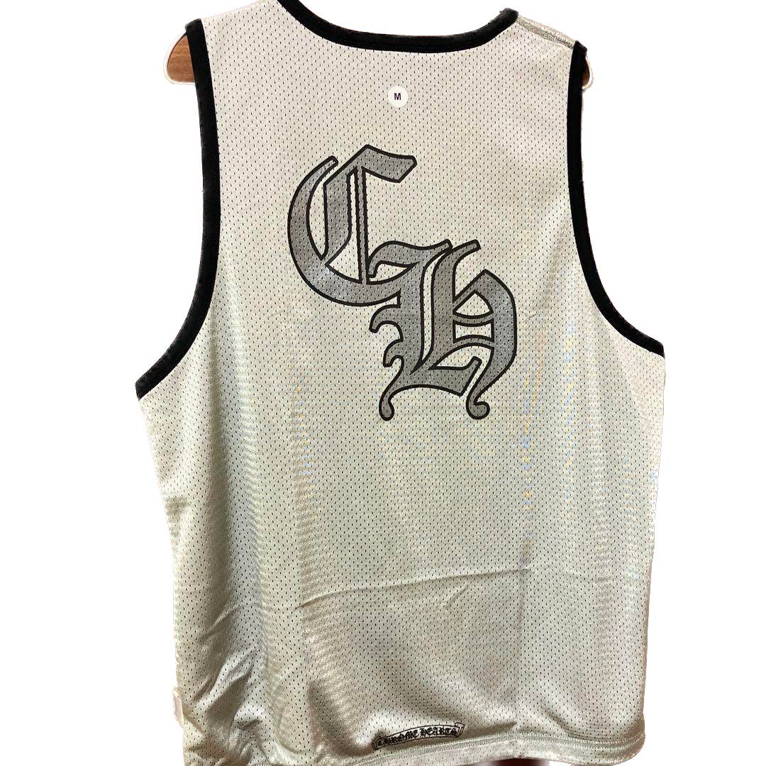 Chrome Hearts Mesh Baketball Mesh Reversible Warm Up Jersey