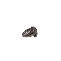 Thumbnail for Vivienne Westwood Vintage Embossed Black Spade Orb Ring