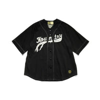 Thumbnail for KAPITAL Kountry Skeleton Embroidery button-up Baseball Shirt