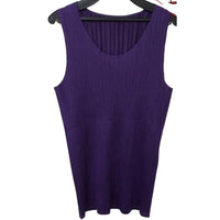 Thumbnail for Issey Miyake Pleats Please pleated Tank Top vest Purple