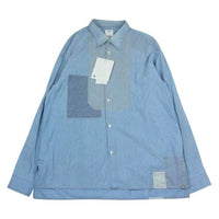 Thumbnail for VISVIM SS21 CHORE Patchwork Chambray Long Sleeve Shirt