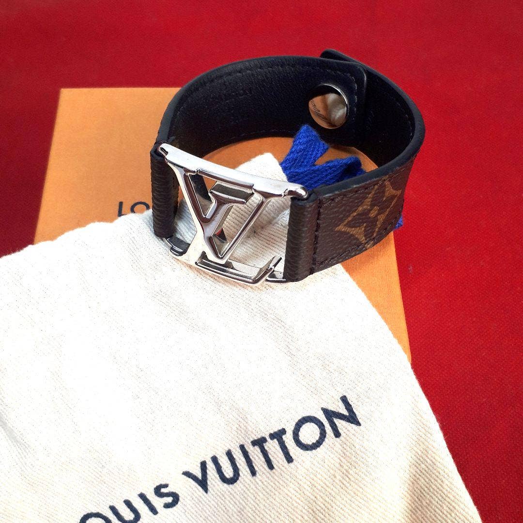 Louis Vuitton Metal Logo Bracelet