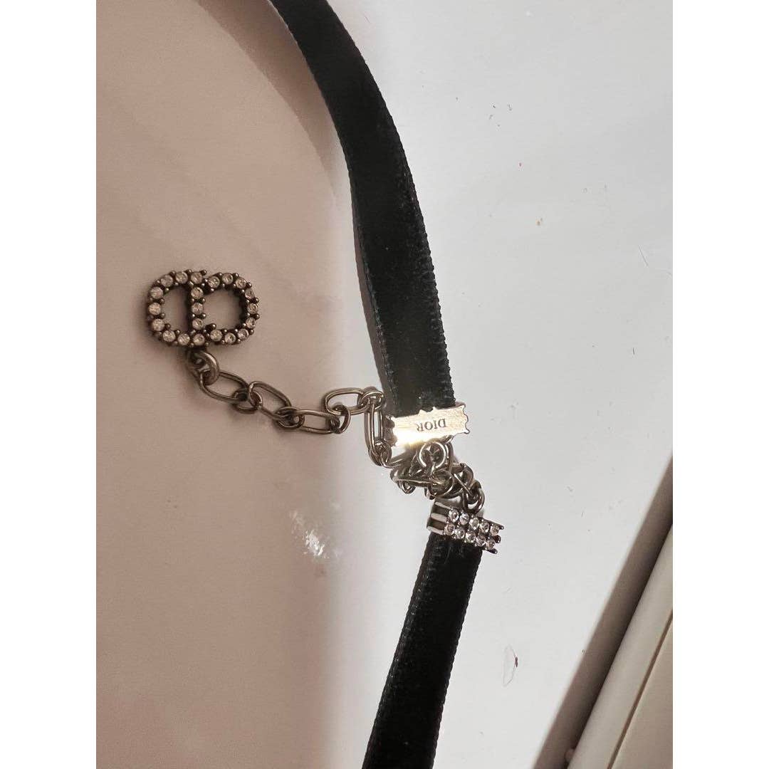 Christian Dior Ja'Dior Choker Logo necklace