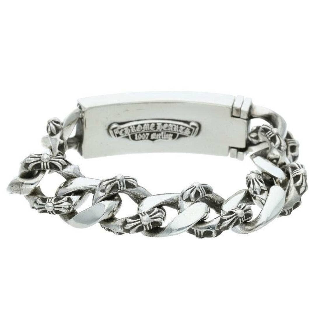 CHROME HEARTS Floral ID Fancy Silver Bracelet