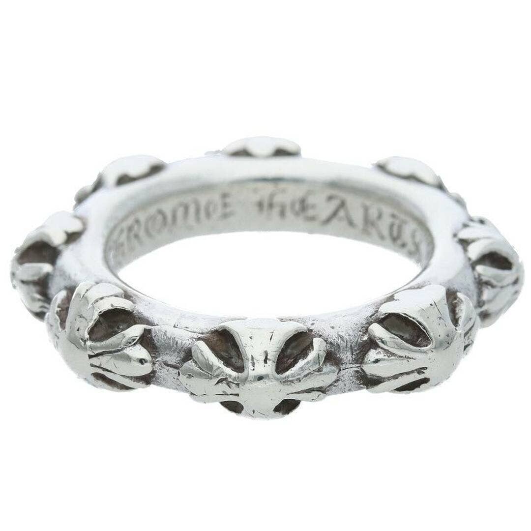 CHROME HEARTS Cross Band Silver Ring