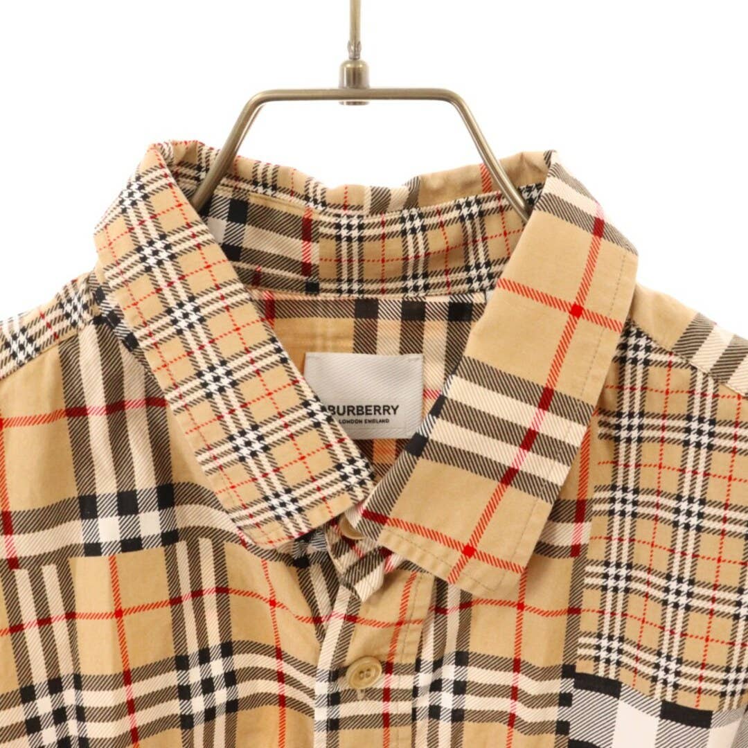 BURBERRY Patchwork 19AW Crazy Check Shirt