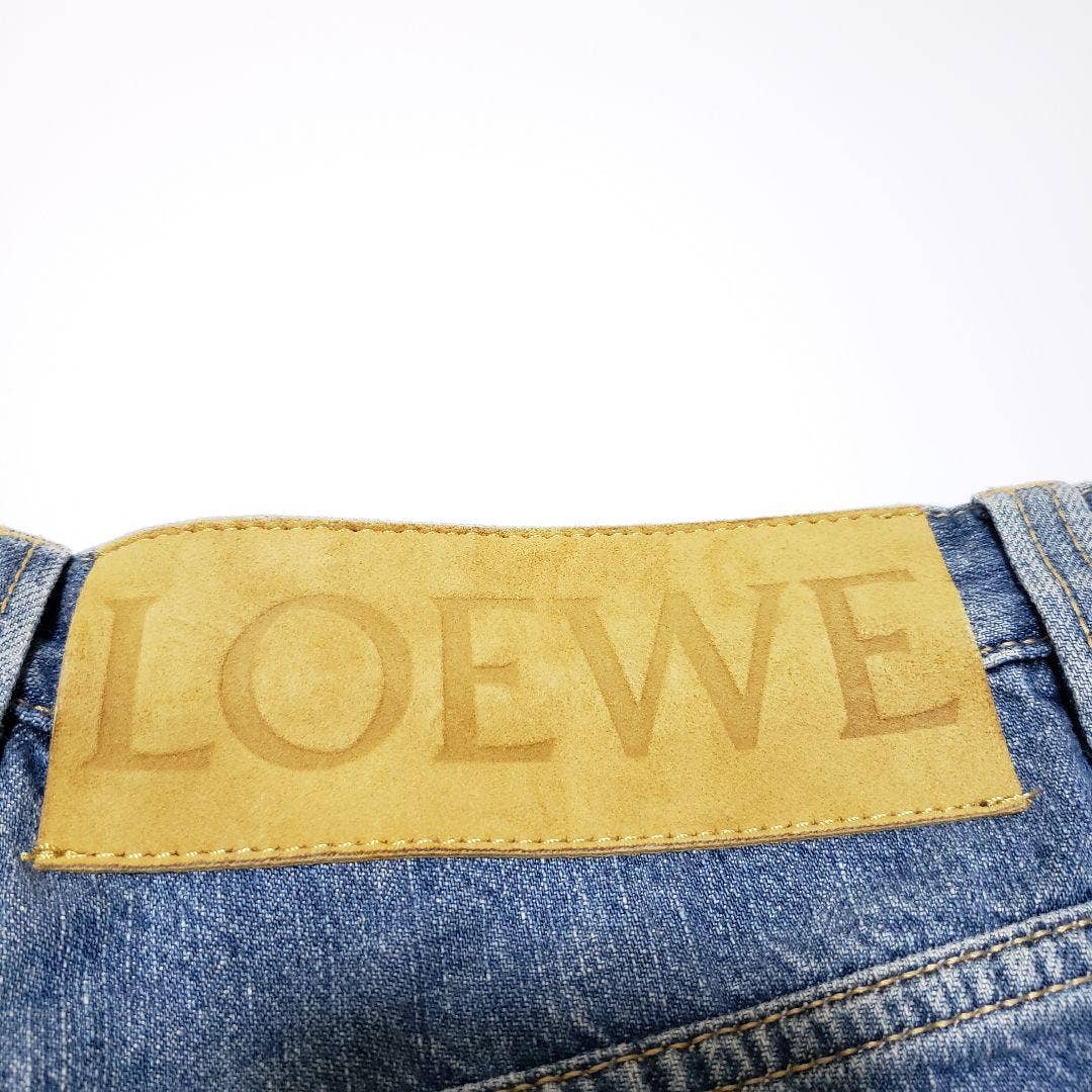 Loewe Patchwork Denim Shorts