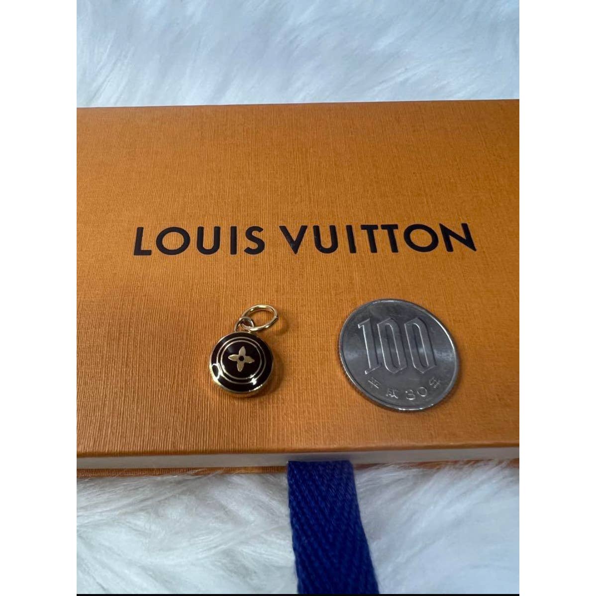 Louis Vuitton Mini Charm Necklace Chocolate