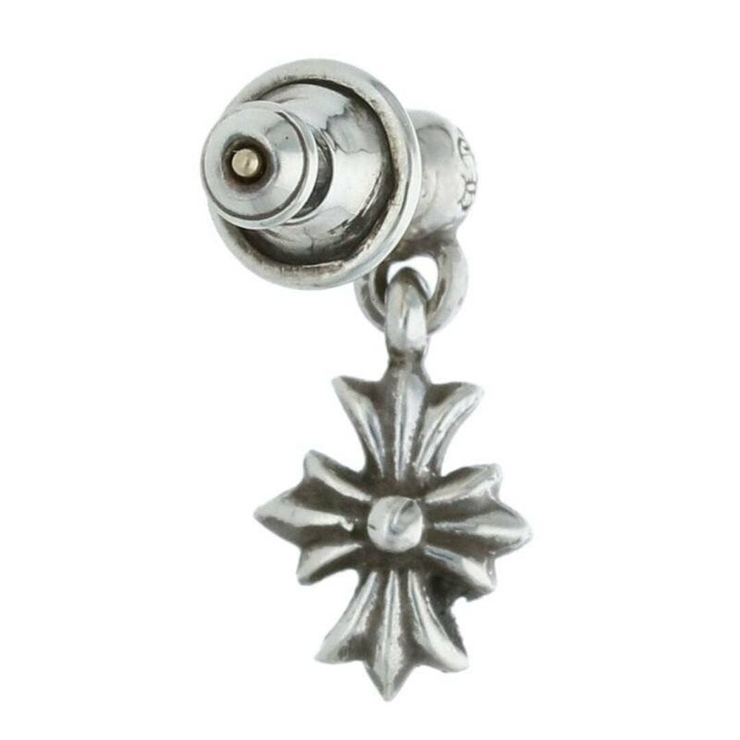 Chrome Hearts Tiny ECH Plus Drop Silver Earrings