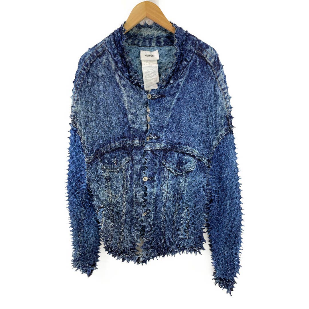 Doublet 23ss Trompe loel Shibori Denim Jacket