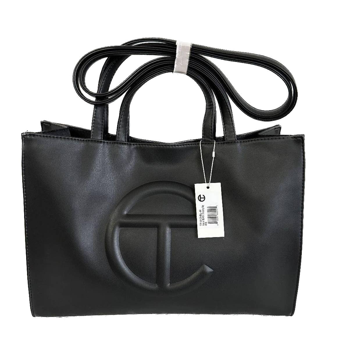 Leather Telfar Large Shopping Tote Bag