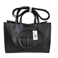 Thumbnail for Leather Telfar Large Shopping Tote Bag