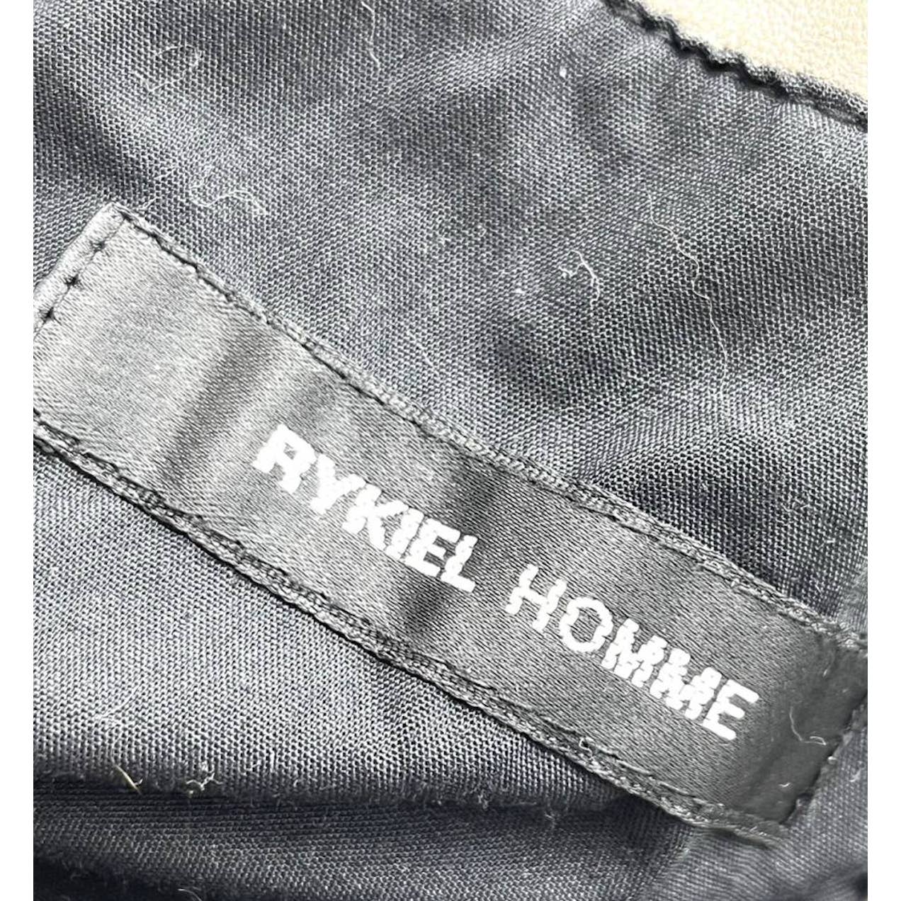 RYKIEL HOMME LambSkin Leather Jacket Gray