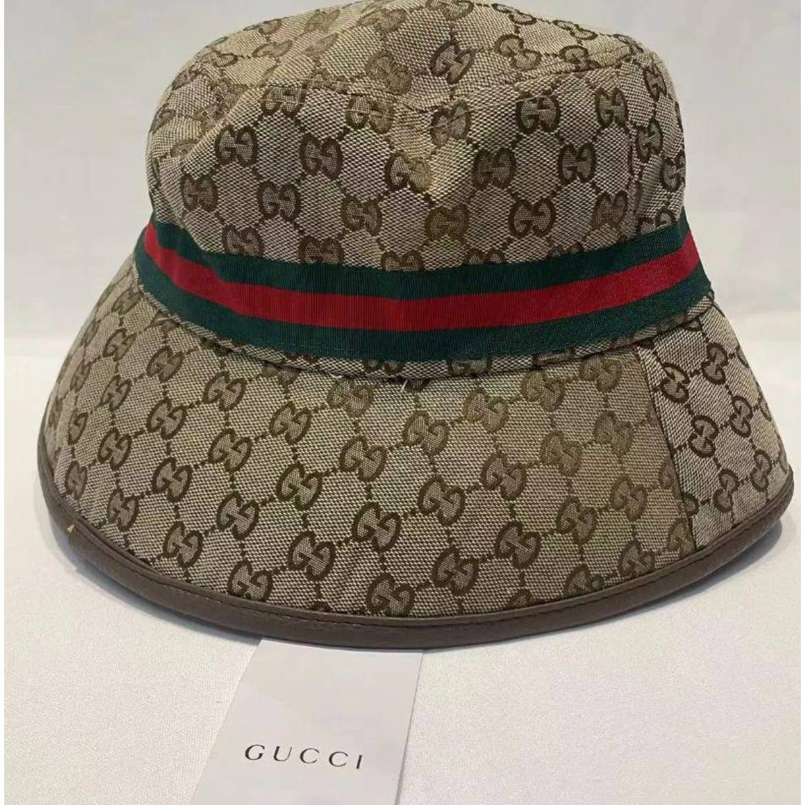 Gucci Bucket Hat GG Sherry Line Canvas All Over monogram