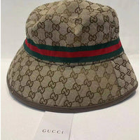 Thumbnail for Gucci Bucket Hat GG Sherry Line Canvas All Over monogram