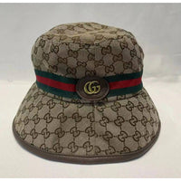 Thumbnail for Gucci Bucket Hat GG Sherry Line Canvas All Over monogram