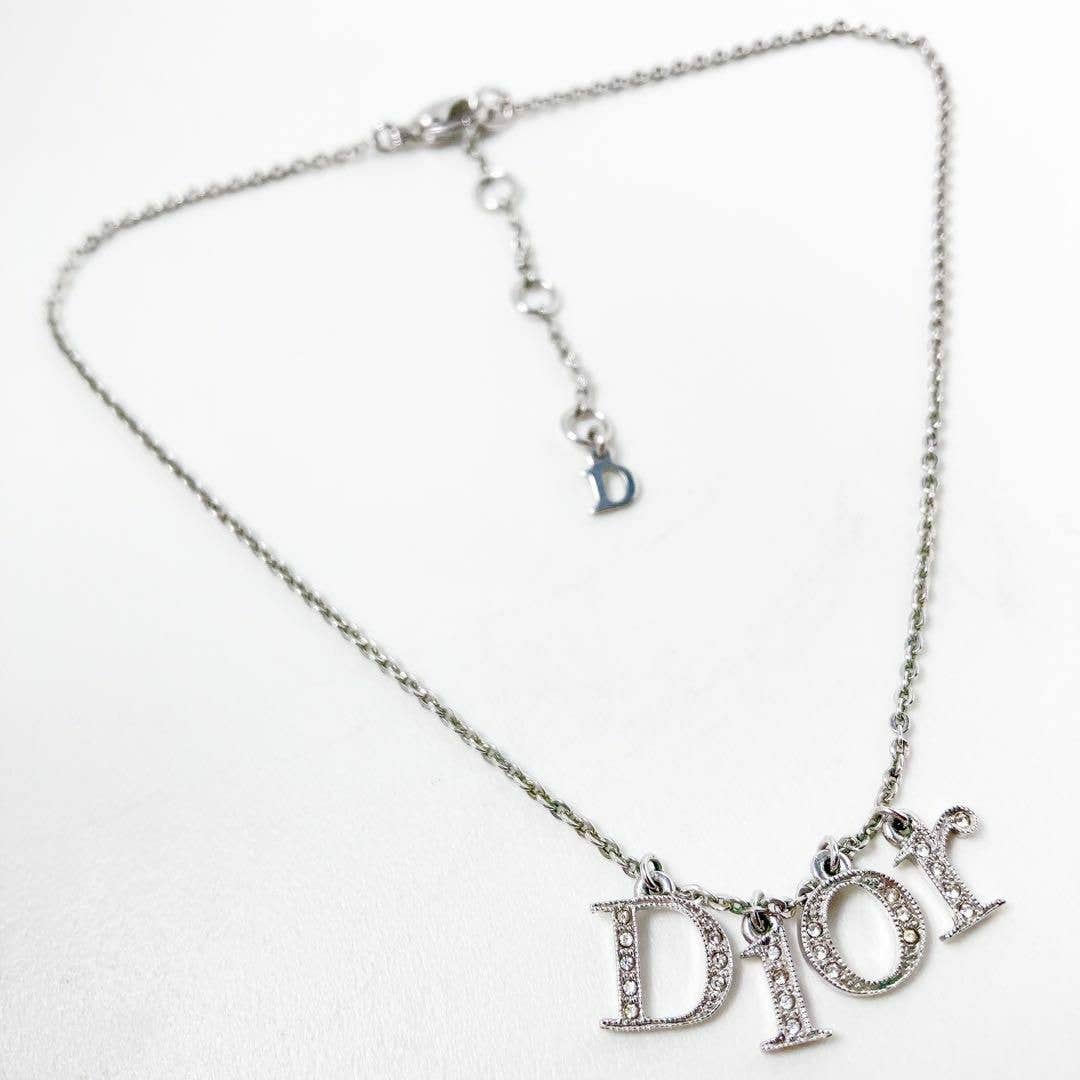 Christian Dior Spellout Necklace