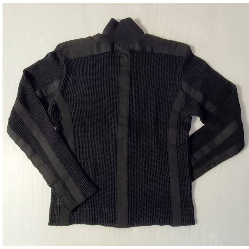 ISSEY MIYAKE Mesh zip up Panelled jacket