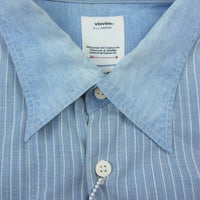 Thumbnail for VISVIM SS21 CHORE Patchwork Chambray Long Sleeve Shirt