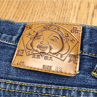 Thumbnail for EVISU INDIGO GENES  multi-pocket Selvedge denim jeans