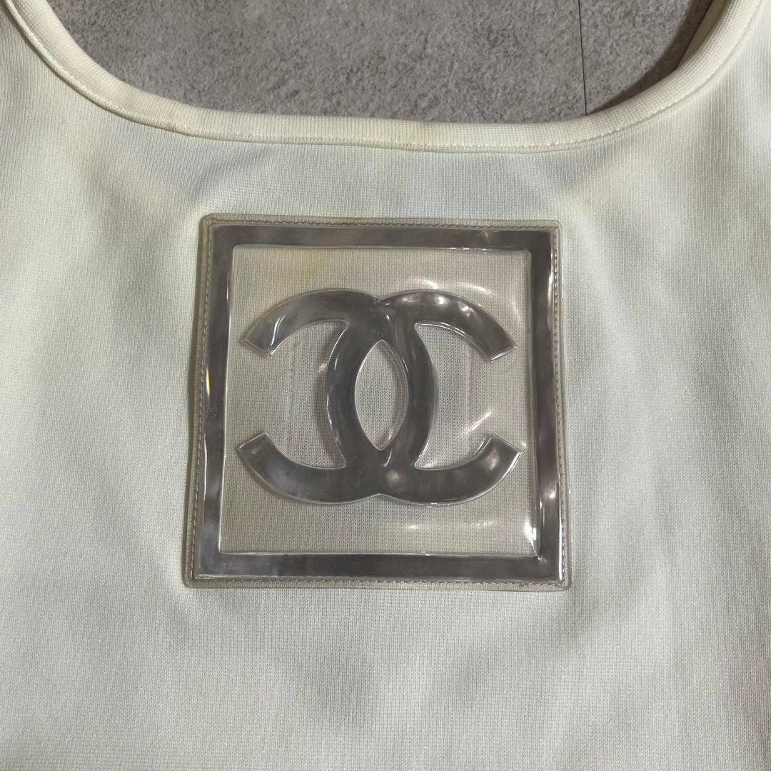 Vintage Chanel Cocomark Sports Line Tank Top