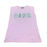 Thumbnail for Christian Dior women's denim logo Dior Tank Top