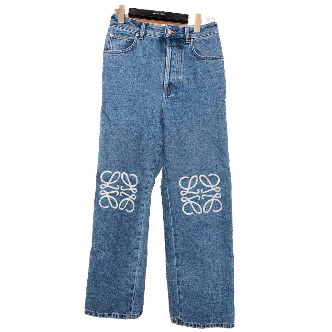 Loewe Anagram Knee Logo Jeans