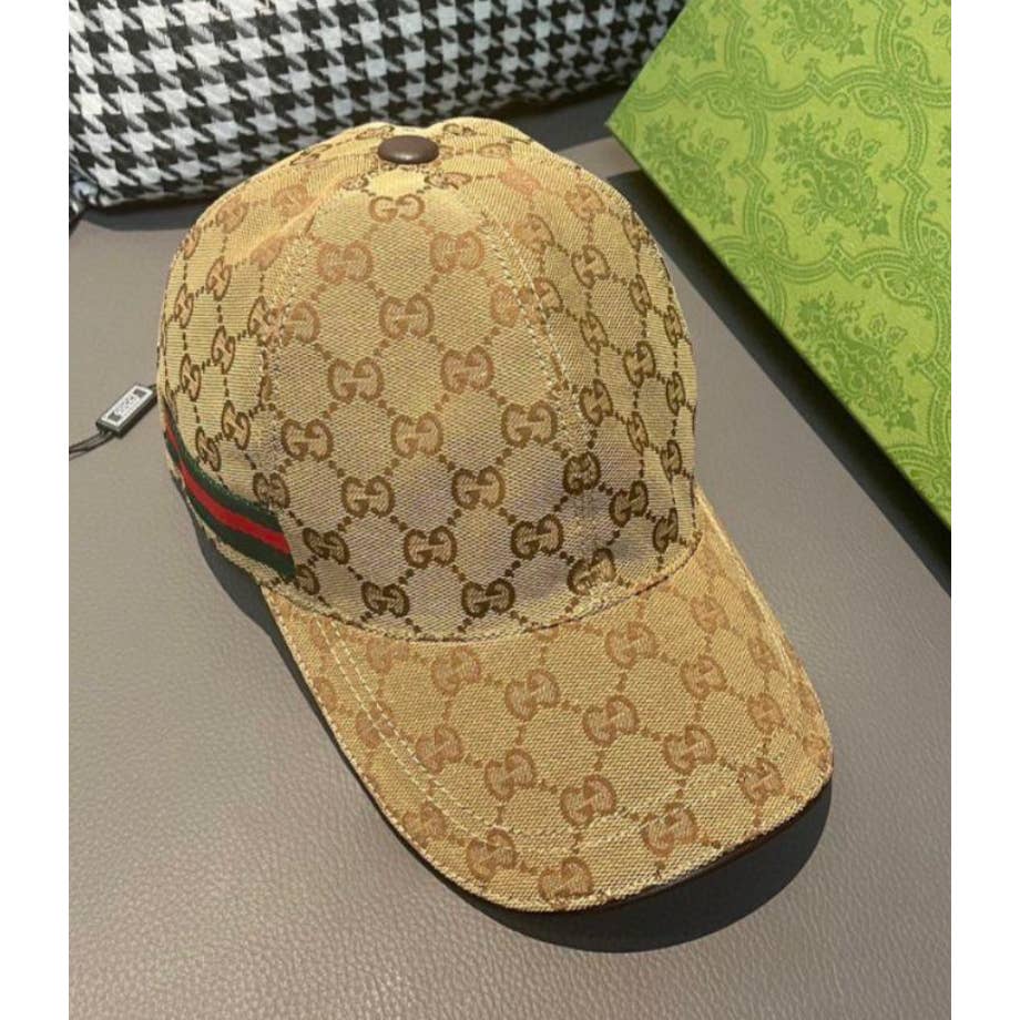 Gucci Cap Hat Baseball Cap GG Canvas Brown Brown Sherry Line Unisex