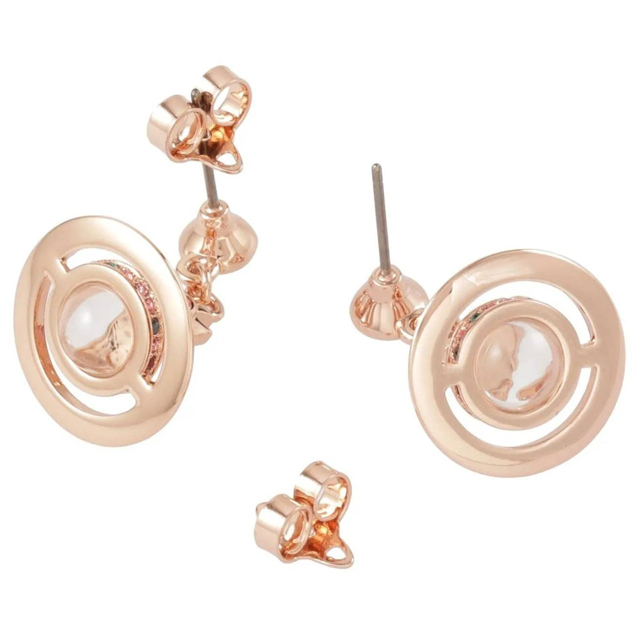 Vivienne westwood Petite Rose Gold Orb Earrings