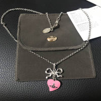 Thumbnail for Vivienne Westwood Ribbon Heart Necklace