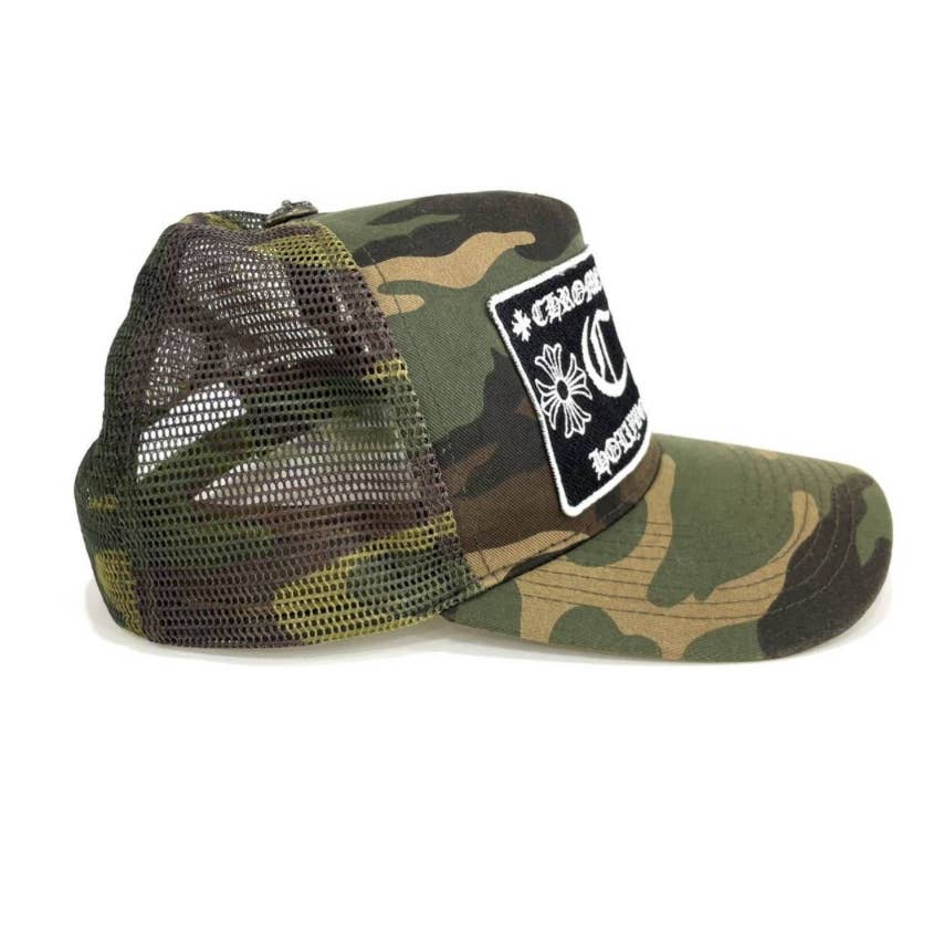 Chrome heats Camo CH trucker Hat Snapback