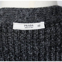 Thumbnail for 07AW PRADA Mohair Cotton Switch Wool Knit Cardigan 42