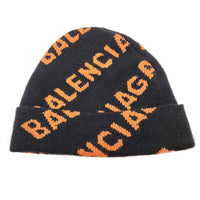 Thumbnail for BALENCIAGA Allover Monogram Knit Beanie