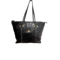 Thumbnail for Vivienne Westwood Vintage Embossed  leather tote bag