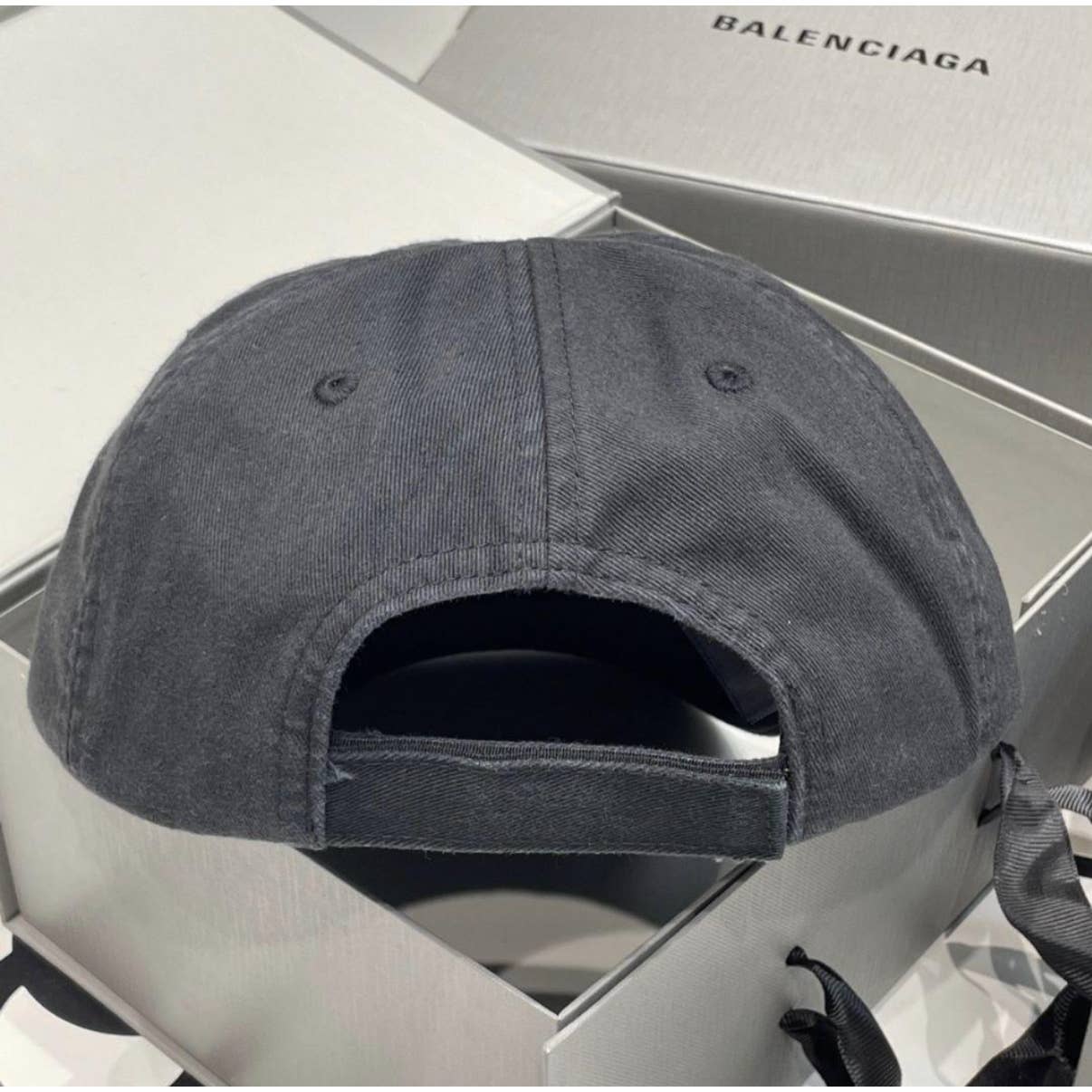 Balenciaga Cotton Logo Cap BB PARIS ICON