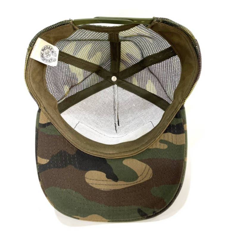 Chrome heats Camo CH trucker Hat Snapback