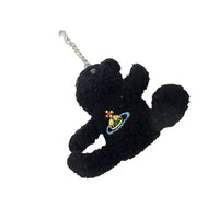 Thumbnail for Vivienne Westwood Orb Plushie Bear Key Ring Charm Black